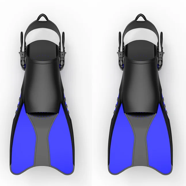 Free dive long frog shoes professional adult men and women outdoor snorkeling equipment deep diving fins