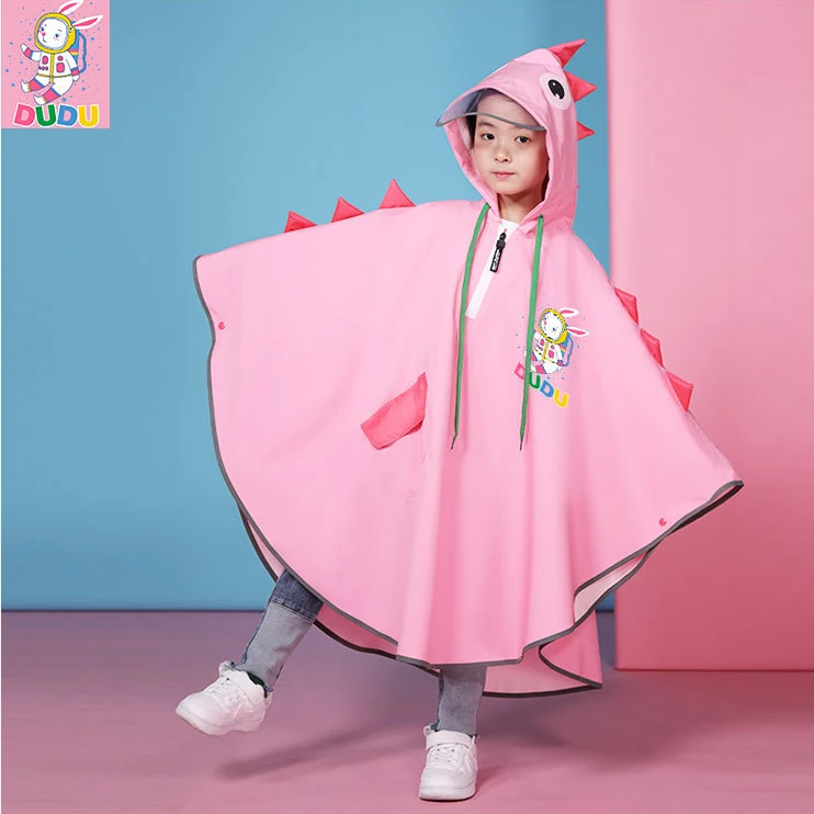 Style Children Rain coat Cloak Raincoat and Rain Gear for Boys  Girls Students Baby Cartoon Travel kid waterproof  poncho