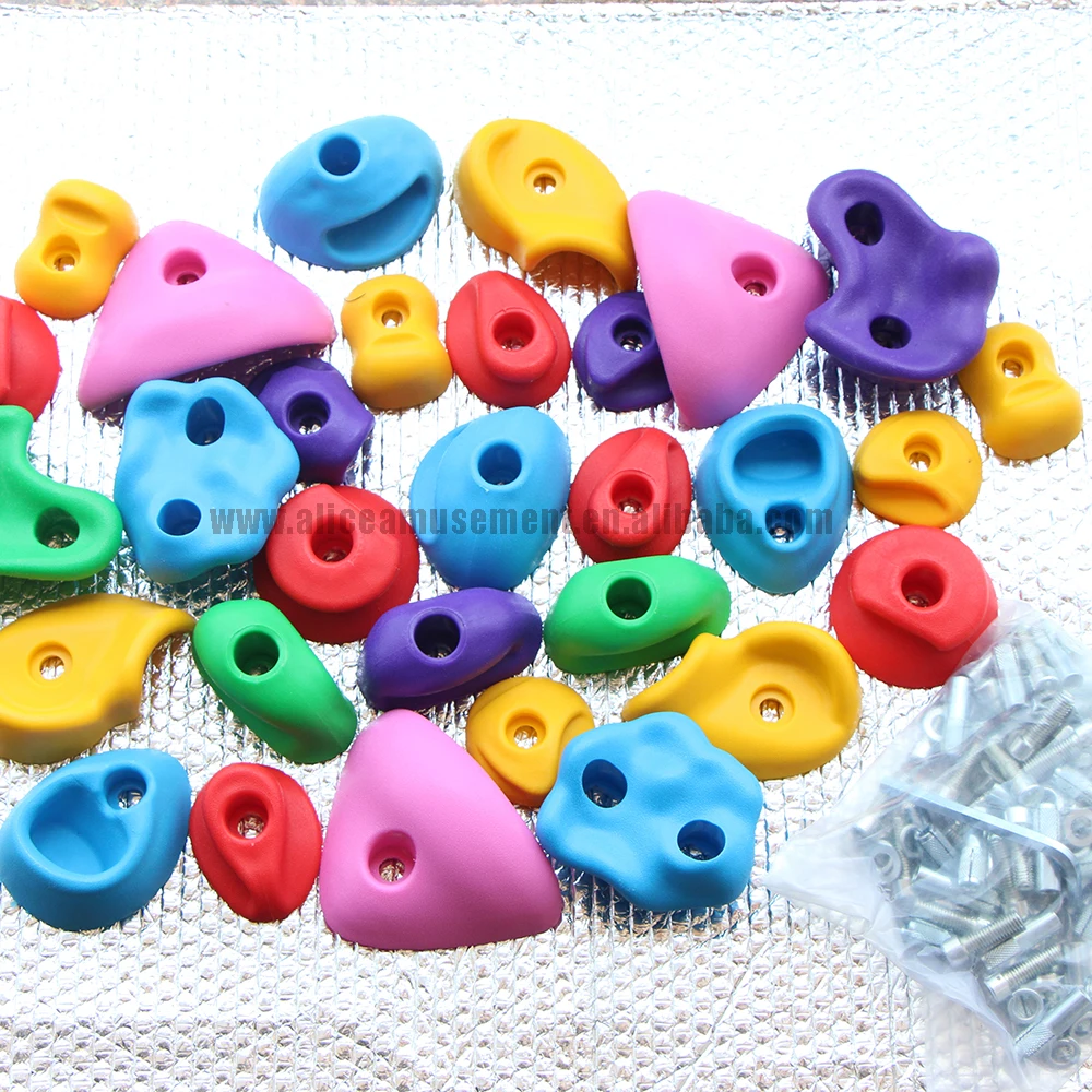 Climbing Holds Rock Holds Anti-skid Climbing Mounting Hardware Playground Equipment Outdoor Climbing Wall Holds for Kids