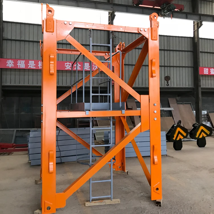 China IHURMO 3 ton 12 ton 15 ton 20 ton 25 ton 50 ton 63 ton 100 ton max load flat head tower crane