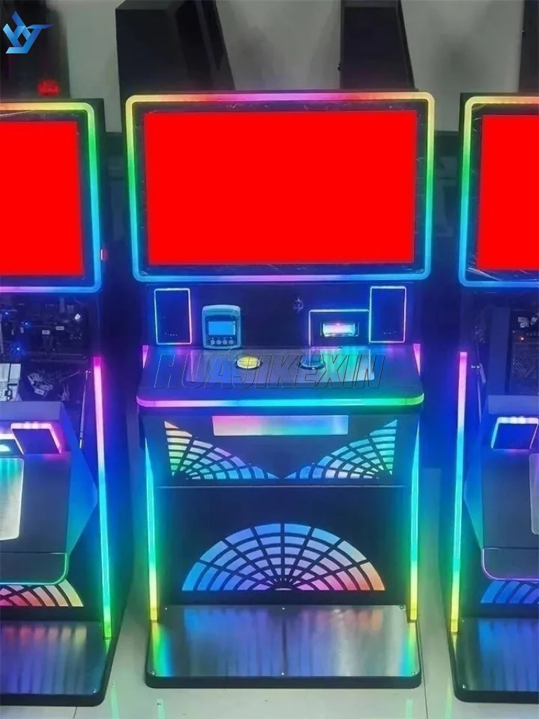 HJKX 27 Inch Capacitive Touch Screen Monitor POG Game Cabinet LOL Game Machine Metal Cabinet