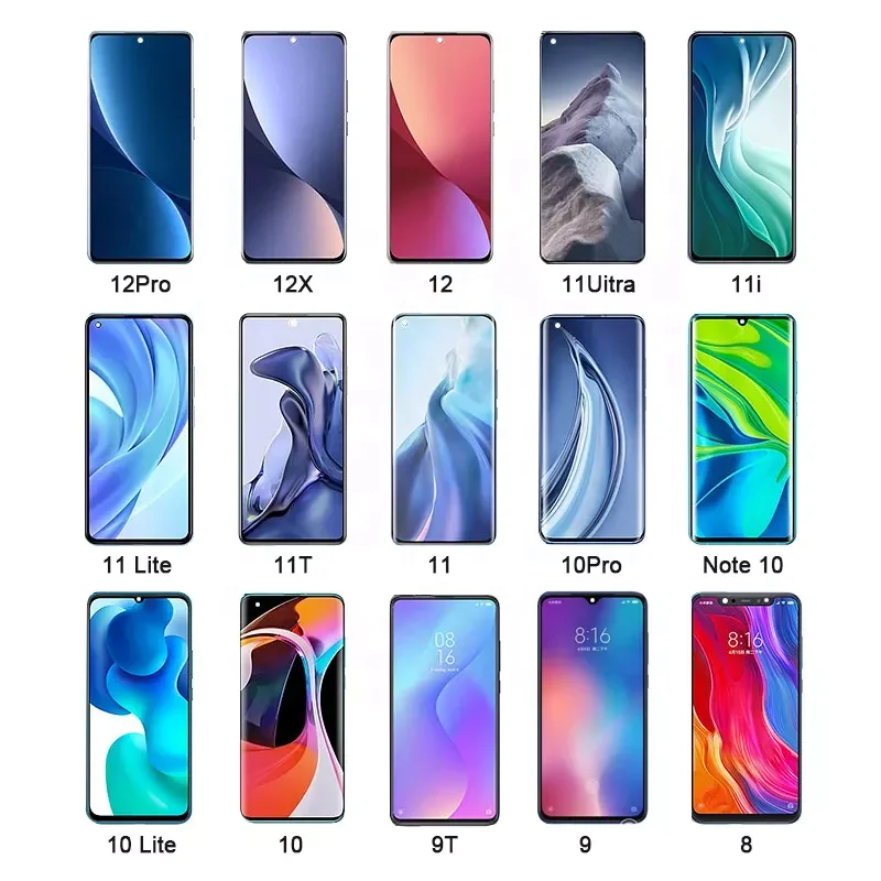 TEMX Mobile LCD Touch Screen for Samsung Galaxy Replacement LCDs Screens Display for iPhone Cell Phone Screen for Xiaomi Redmi