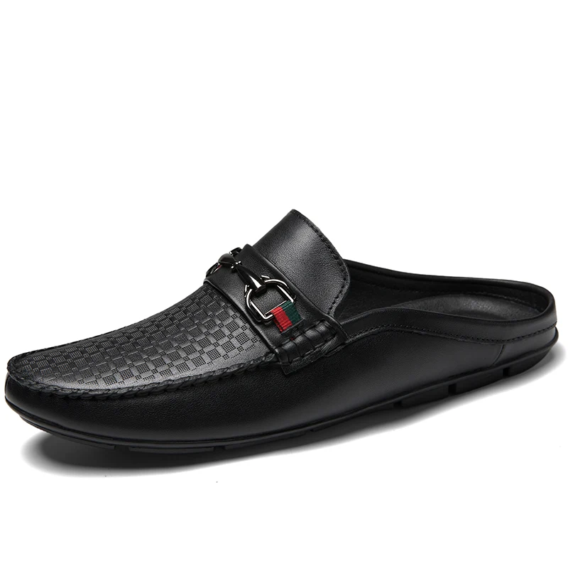 
Fashion Travel Casual leather Half Boat Man Loafer Shoes 