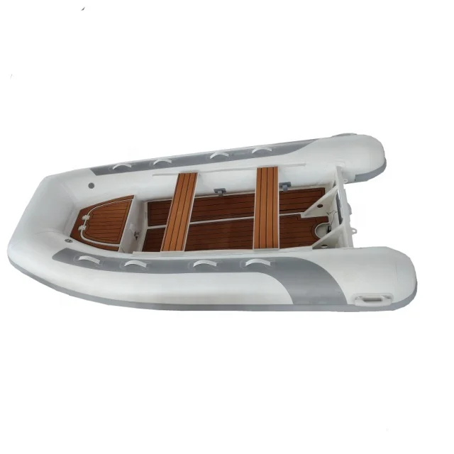 CE high speed 3.3m 3.9m 3.6m 360 rubber rigid inflatable sport aluminum fiberglass rib boat 330 for sale