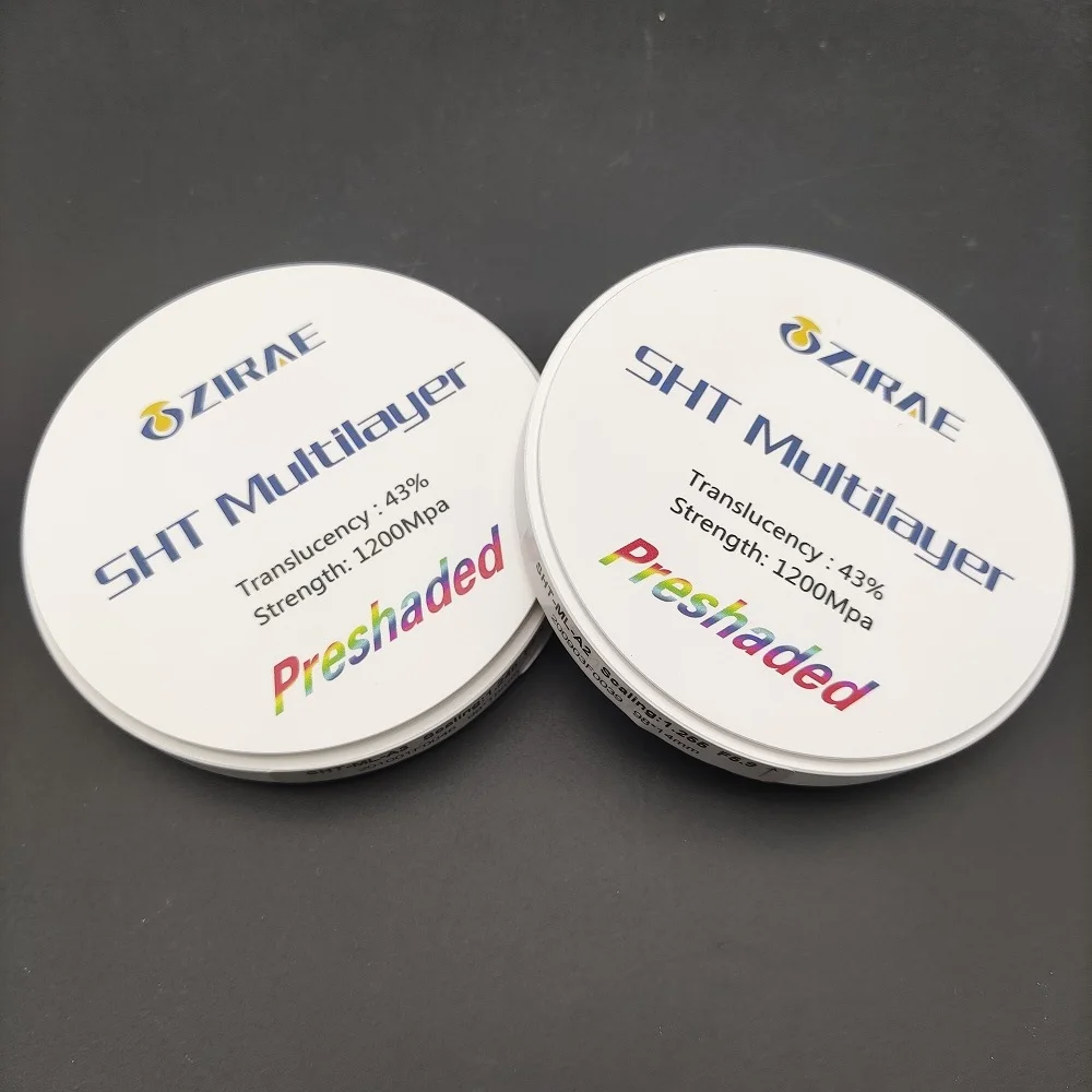 CE approved  SHT  zirconia dental block/ zirconia blank disk for CAD CAM Open system