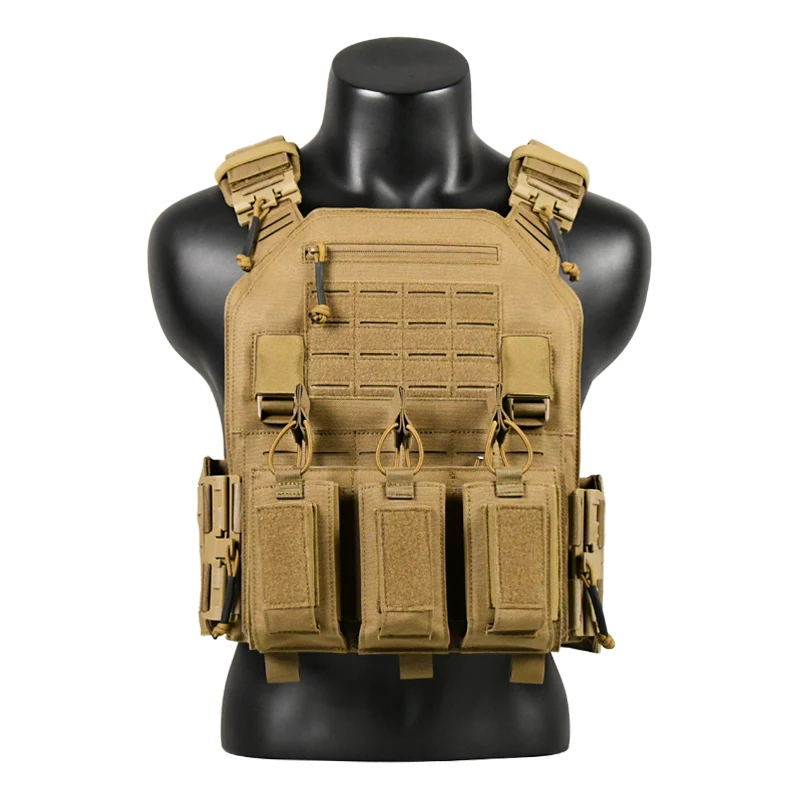 GAF 1000D Nylon Veste Tactice Chaleco Tactico Brown Chest Rig Full Protective Body Vest Custom Paintball Vests