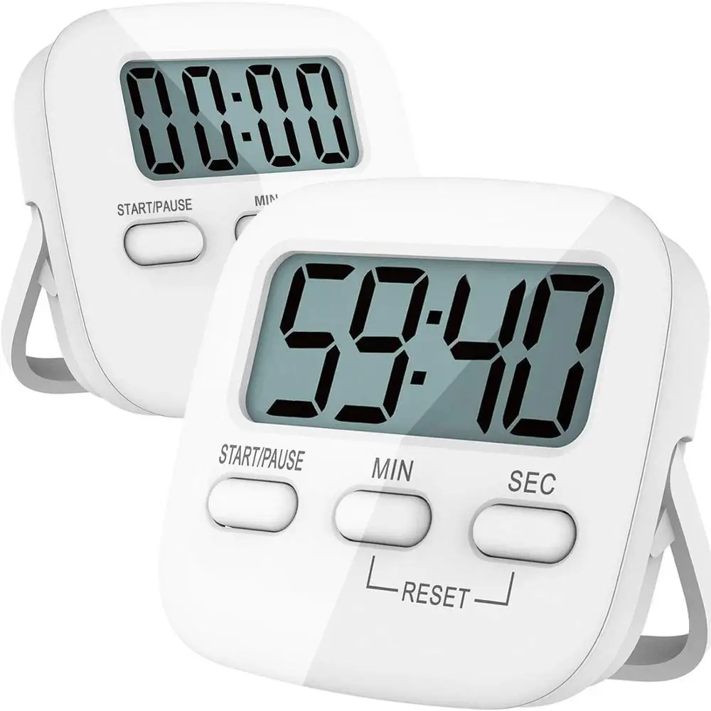 
Hot Sale Digital Kitchen Timer Magnetic Countdown Stopwatch Timer With Loud Alarm, Big Digit, Back Stand, Hanging Hole 