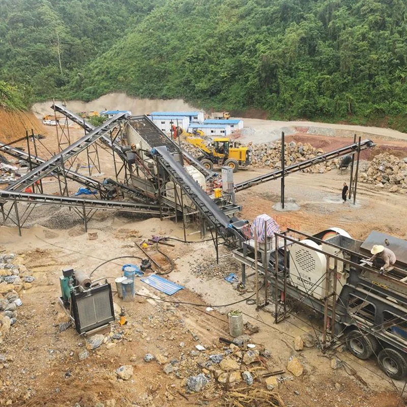 Gravel Rock Jaw Impact Crushing Plant Crusher Machine Complete Artificial Sand and Stone Production Line