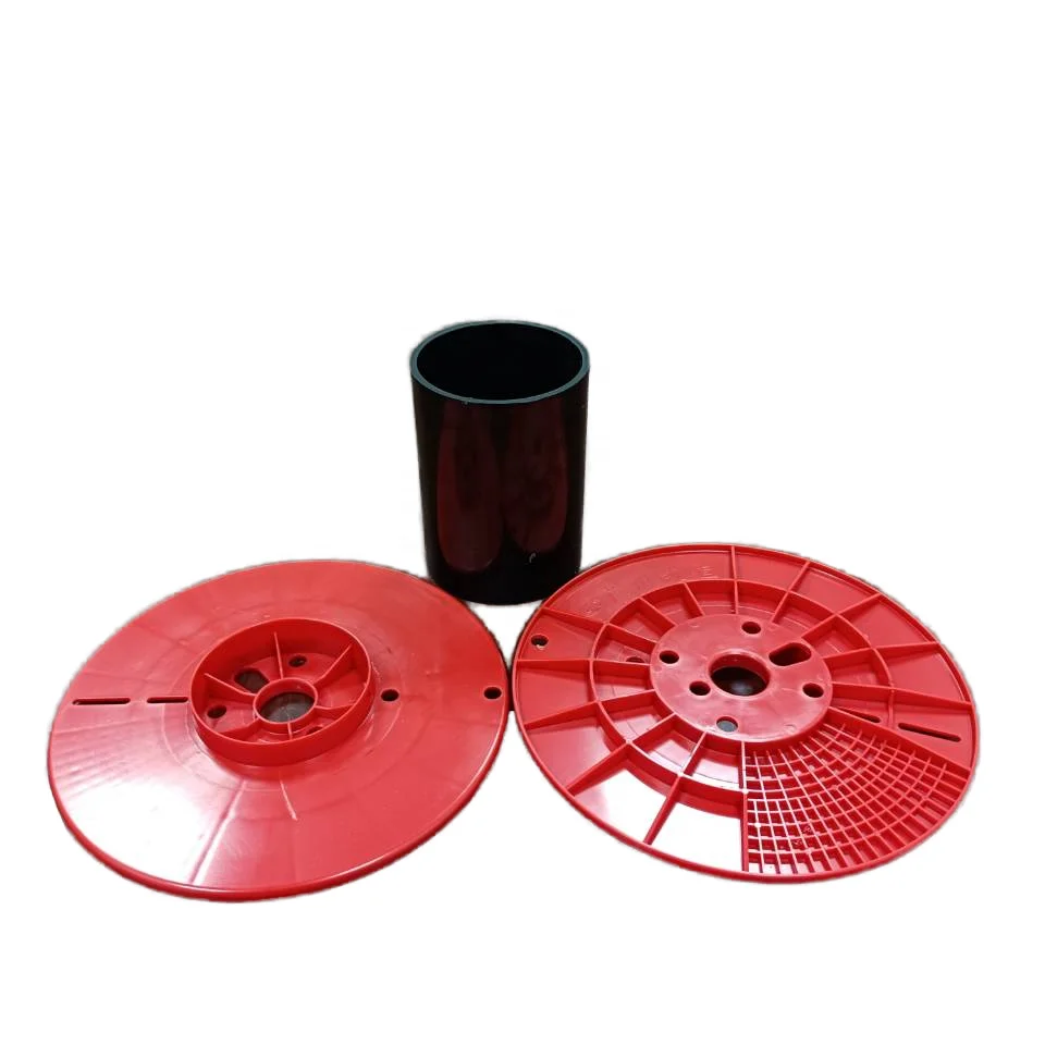 305MM ABS Bobbin Injection Molding Empty Plastic Spool for Cable Drum Wire Reel High Temperature Resistance Plastic Packaging