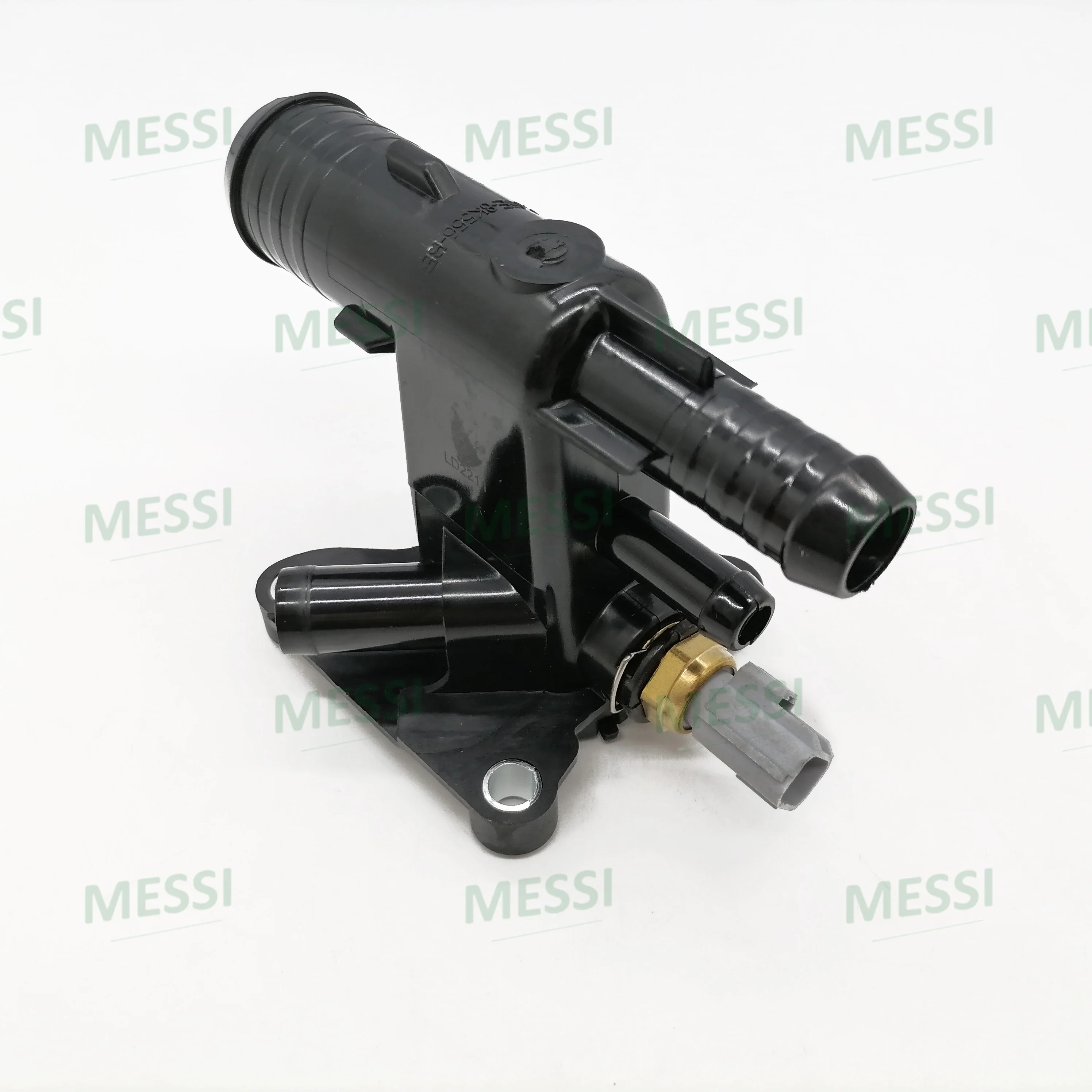 Coolant Thermostat LR038758 LR025564 Water Outlet Connector for Freelander2  Evoque Discovery Sport 2.0T Petrol Engine LD11484