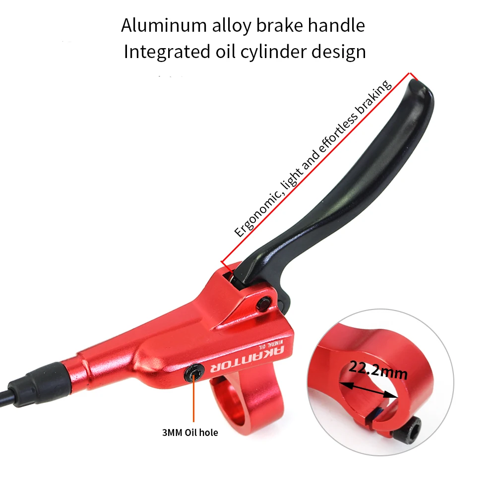 MTB Mountain Bike brake Front Rear Disc Brake 800mm 1400mm Bicycle Hydraulic Oil Disc Brake Set