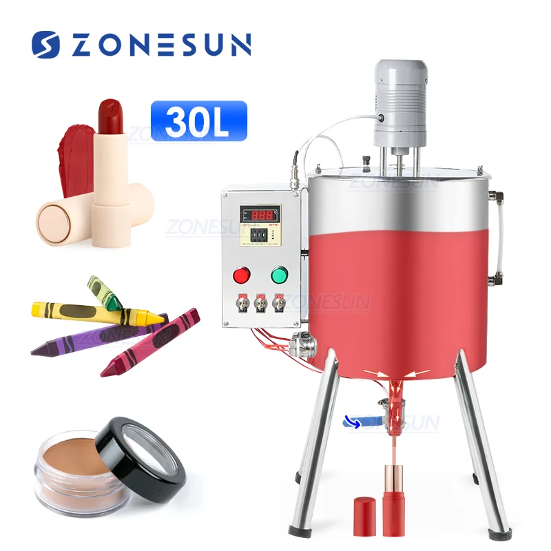 ZONESUN аппарат для нагрева губной помады с нагревательным резервуаром шоколадных карандашей наполнитель мыла ручной работы