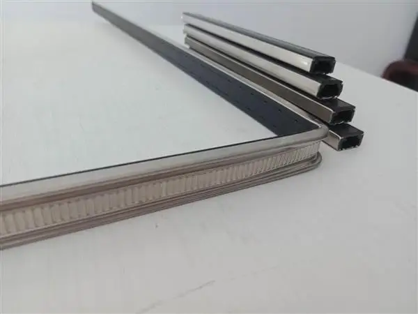 HTY High Quality Compound Stainless Steel And PP Warm Spacer Bar For Double Glazing Barn Door