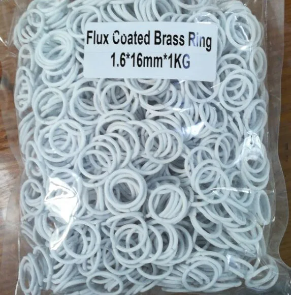 Flux Coated Brazing Ring Welding Steel Pipe with Steel Fitting OEM Customized Support