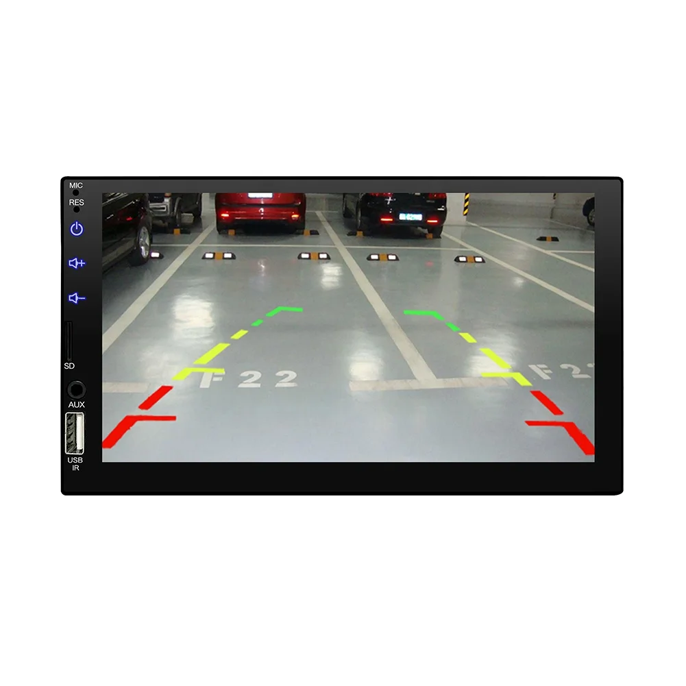 Factory Sale 2Din 7inch Full Touch Screen 7701  BT Hands-free Fm Radio Aux Audio Input Reversing HD Car MP5 Player