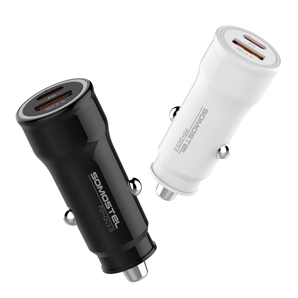 2023 nuevo corgador 38 Вт Высокая мощность с двумя умными ЧИПАМИ Быстрая зарядка автомобиля для iPhone