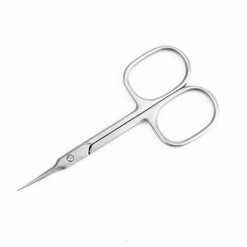 Manicure Scissors Cuticle Regrowth Cut Curved Tip Professional Stainless Steel Dead Skin Fine Nails Scissors
