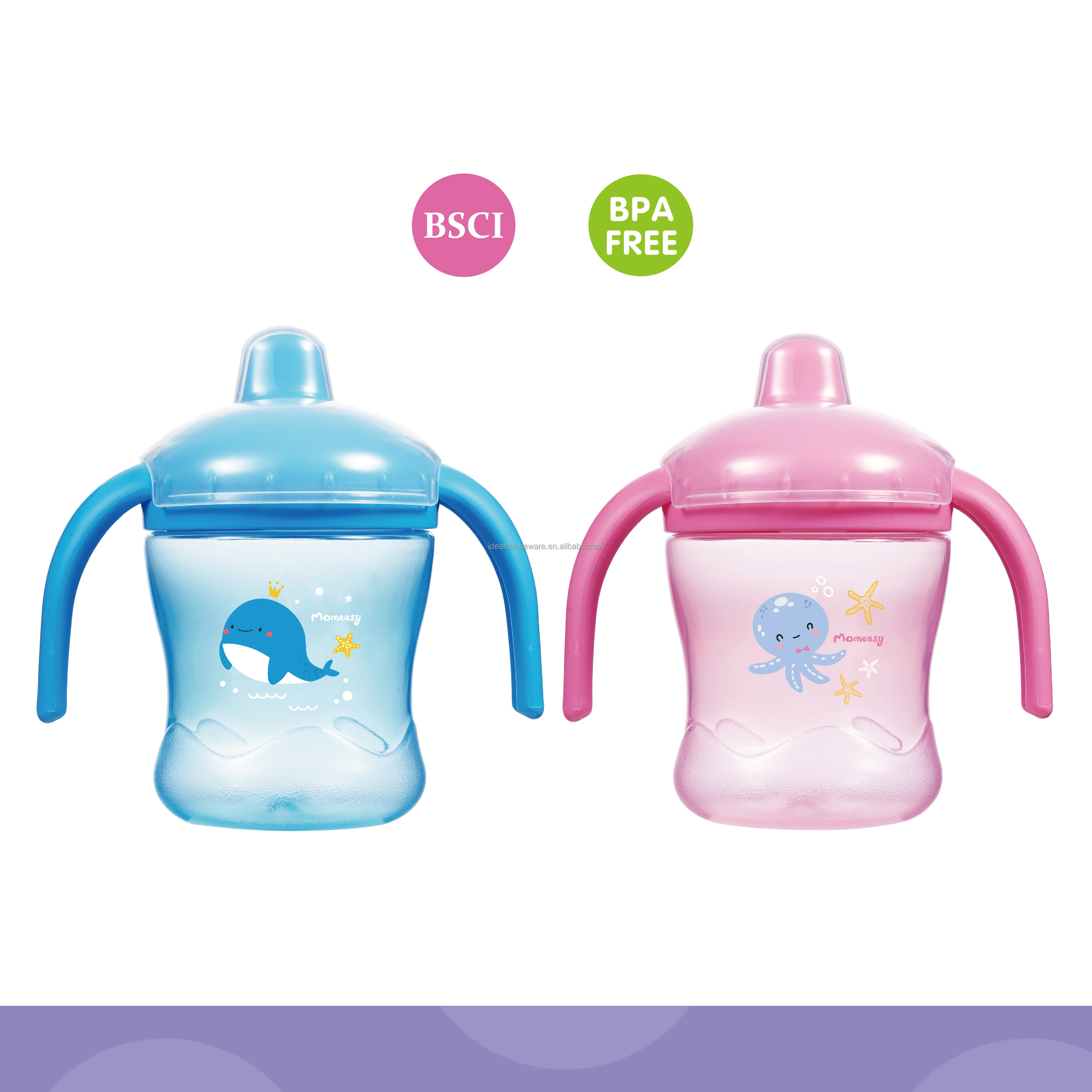 6oz /180ml PP Baby Training Cup WIth Soft Sucker