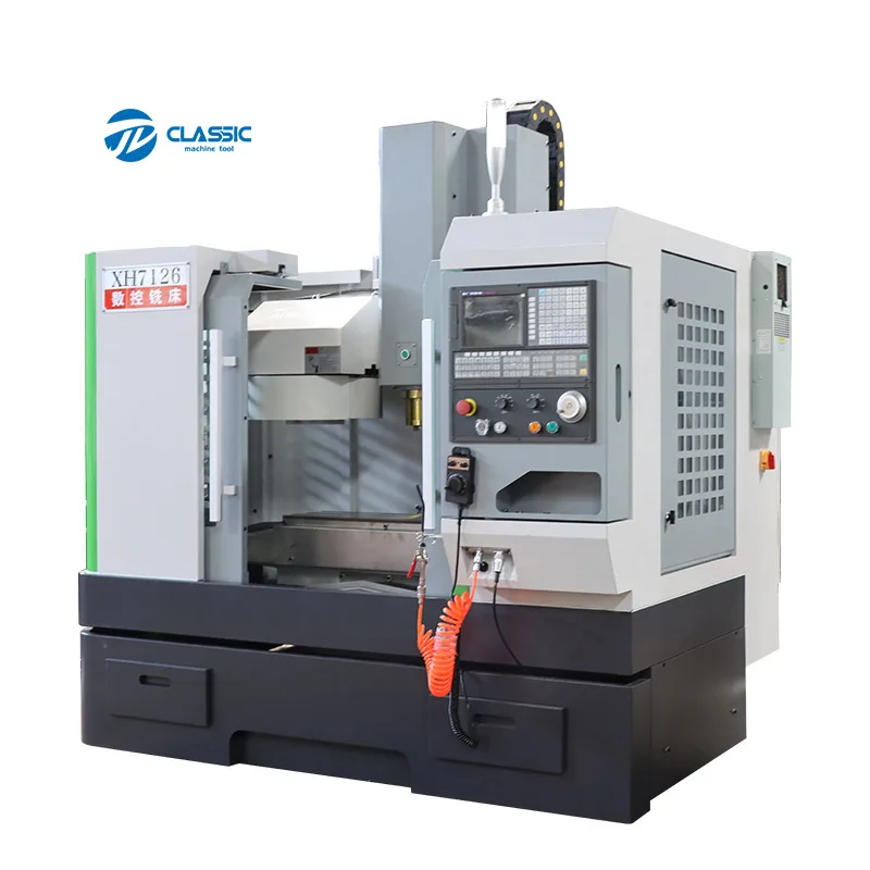 Mini universal metal CNC milling machine XH7125 china CNC milling machine