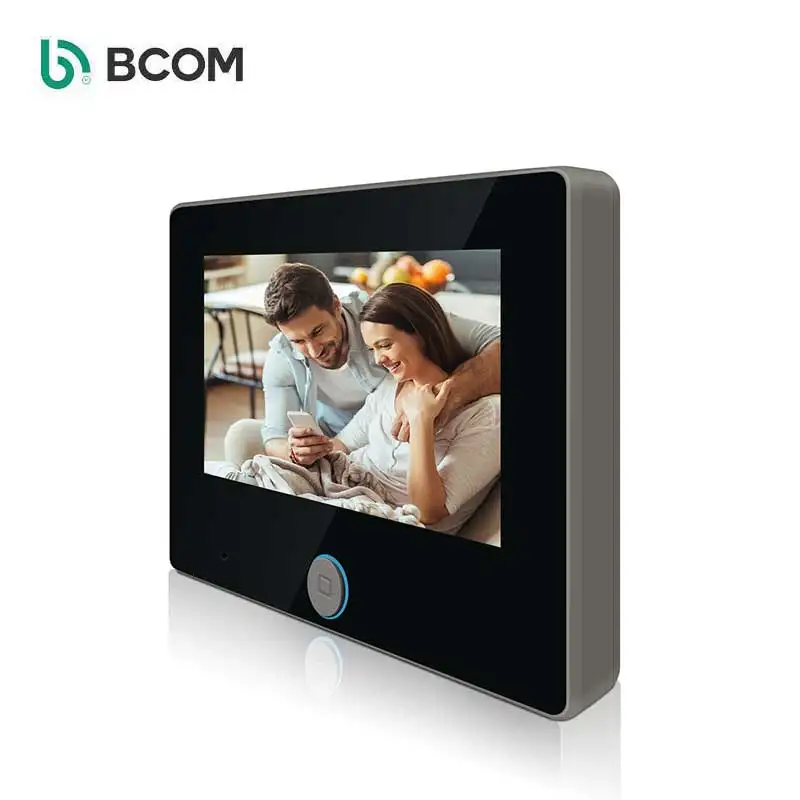 Wireless tuya video doorbell digital door viewer wifi peephole suitable for hotels/ houses