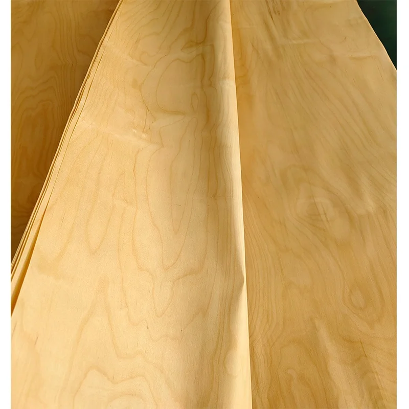 Professional Manufacturing Birch Veneer Price Rotary Cut 1.5mm birch veneer Yellow Birch Veneer For Plywood