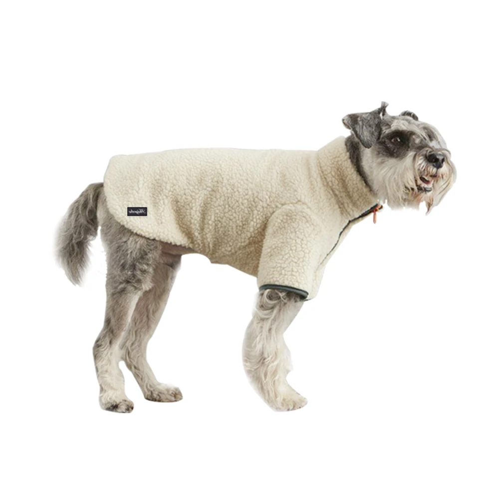 Winter Collection Outfits Pullover Warm Sherpa Dog Apparel Coat Luxury Quality Wear Pet Clothes Winter Dog Jacket