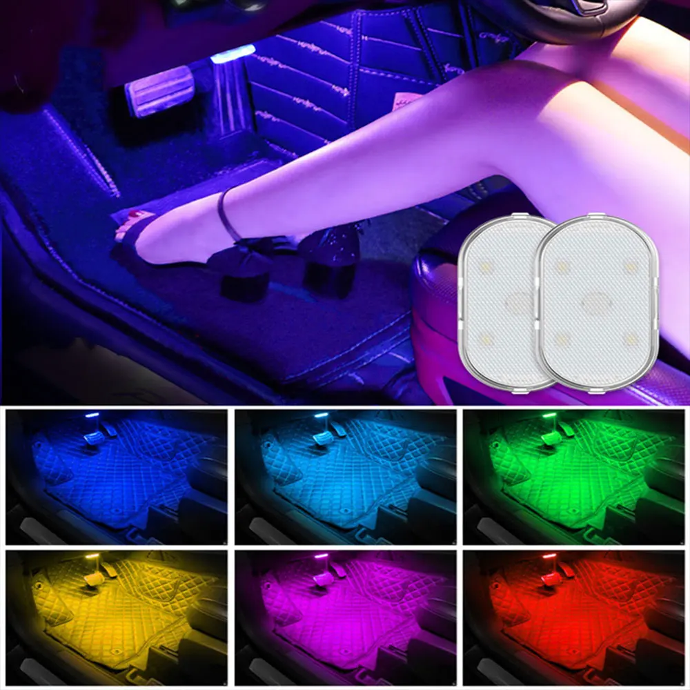 Easy To Install Car Atmosphere Light In-Car Usb Charging Reading Light Car Led Modified Decorative Atmosphere Light