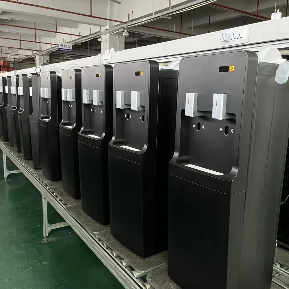 Korea Style Hot Cold  Dispensador De Agua  Vertical  Compressor Cooling  Touchless Water Dispenser with Water Purifier