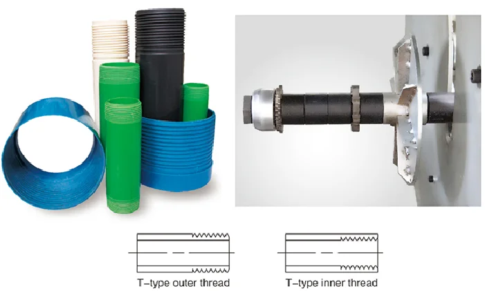 
automatic 20-63mm PVC pipe threading machine for water pipe 