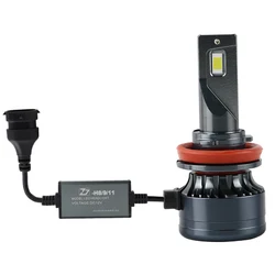 8000lm car LED headlight wwith fan design 100% waterproof auto LED head lamp h4 h11 h7 9005 9006 canbus error free