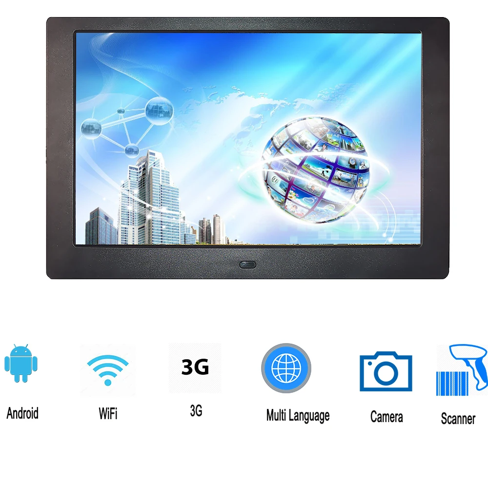 Hot Sale And Gift 10.1 Inch Android Digital Photo Songs Video Media Player all in one video frame 7 8 10 15.6 17.3 21.5 inch