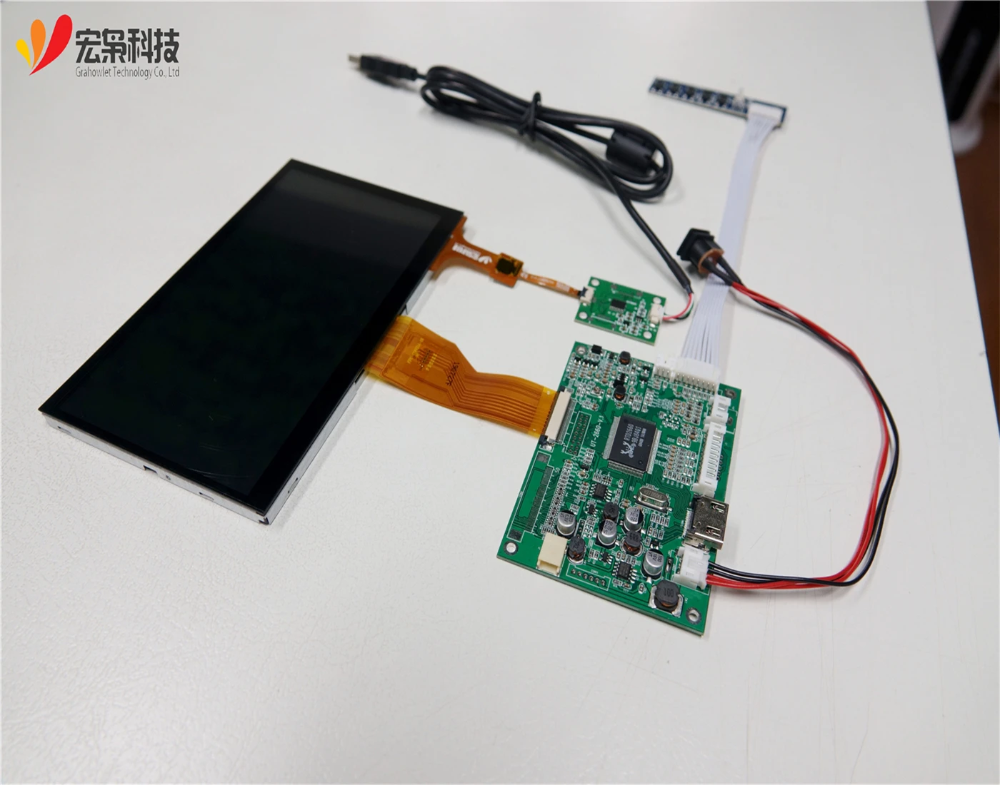 7 inch 1024x600 tft lcd touch screen module and capacitive touch screen panel