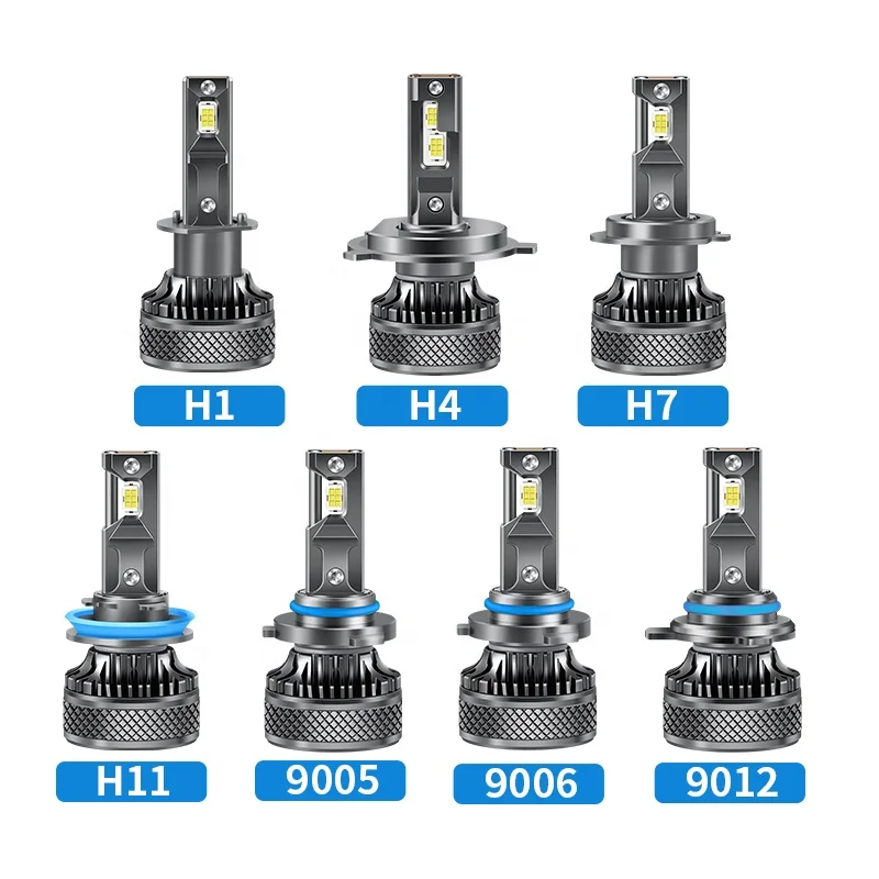 High power 130W canbus K18 led headlight csp zes chip 9005 9006 9012 H1 lamp H4 H7  H11 led headlight car headlamp HB3 HB4