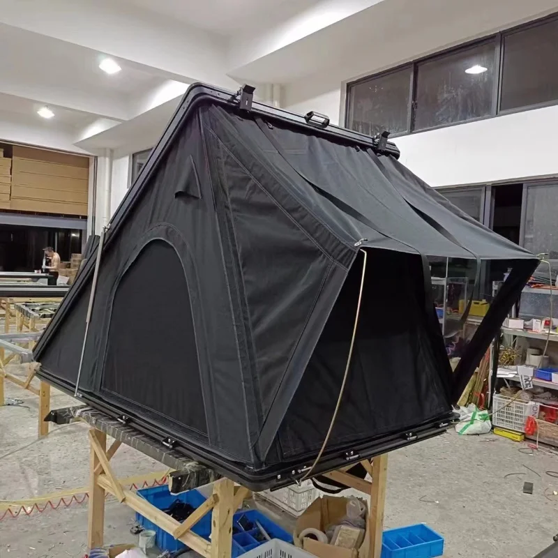 3-4 Person Hard Shell  Camping Outdoor  Car Rooftop Tent  Triangle Type Of Overland Car Roof Top Tent