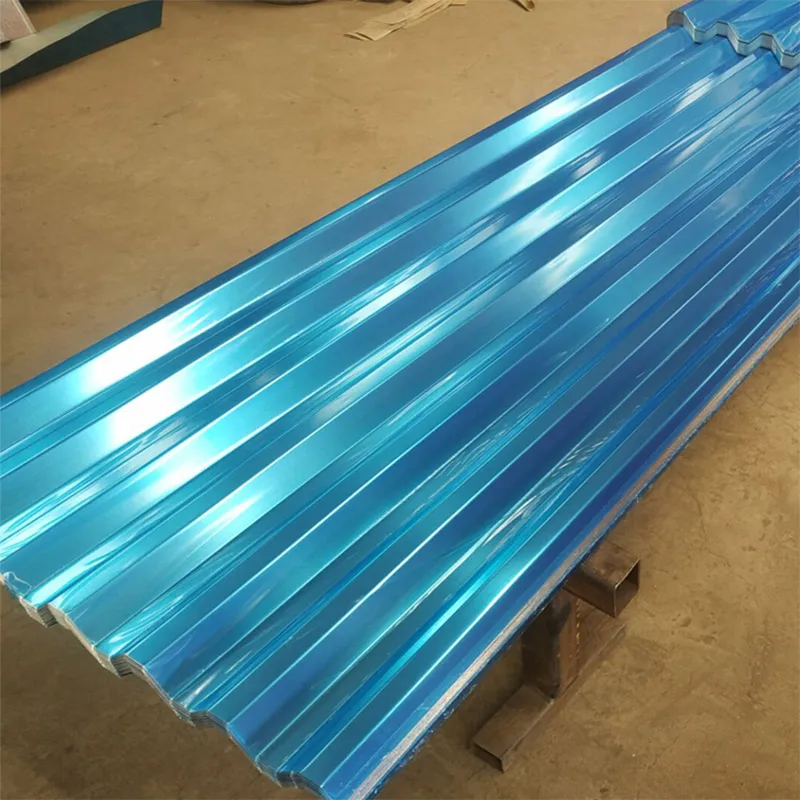 Zinc coated hot dipped prepainted 4x8 22 gauge corrugated roofing sheet galvanized