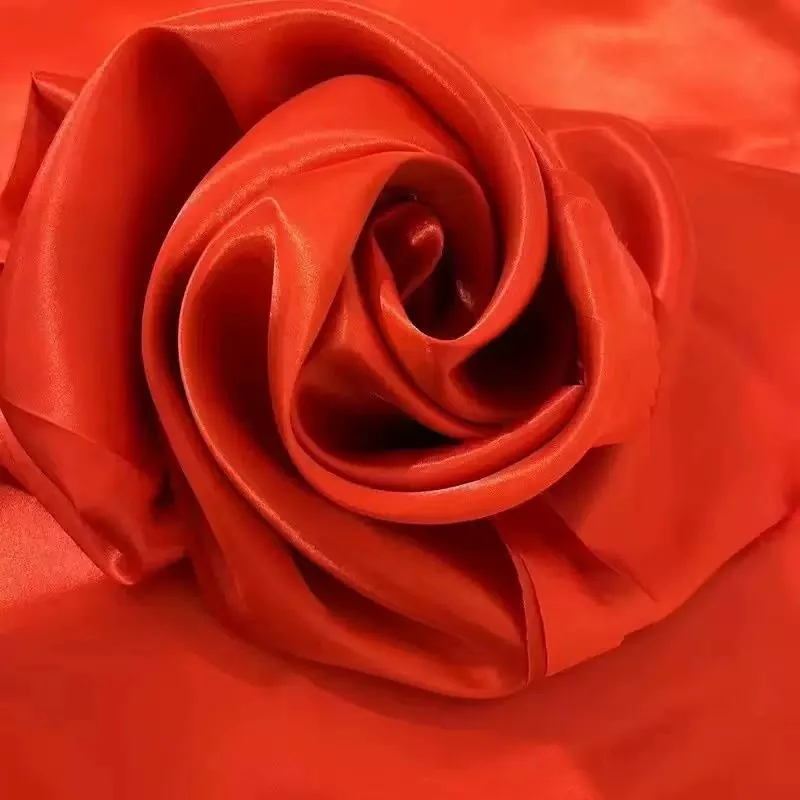 Chinese factory price wholesale elastic acetate fabric satin dyed bridal satin fabric sleeping dress fabric 125gsm