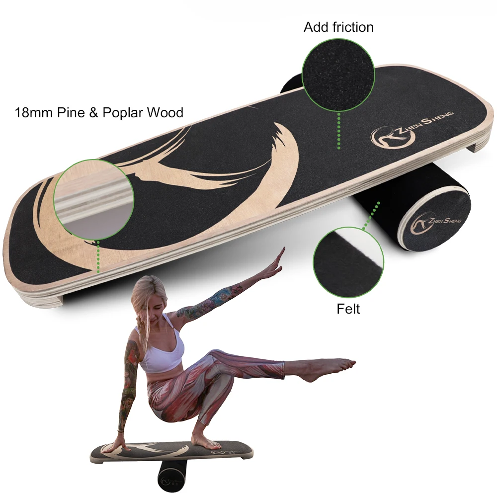 Zhensheng wholesale custom fitness exercise balance board