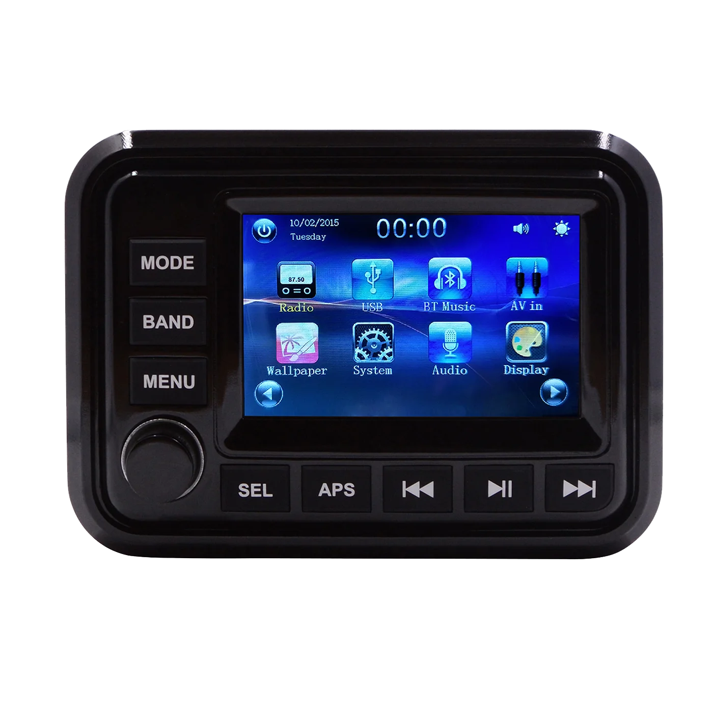 Hasda Waterproof 5' TFT Touchscreen MP3/MP5 Blue-tooth Marine Boat Yacht Stereo Receiver Stereo Head unit H-303A