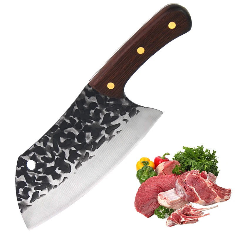 Kitchen Cooking Serbian Knife Bread Paring Boning Butcher Cleaver Knife