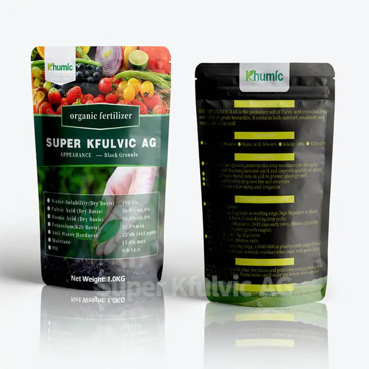 Npk organic chinese factory supply agricultural product 30%-40% fulvic acid flakes fertilizer