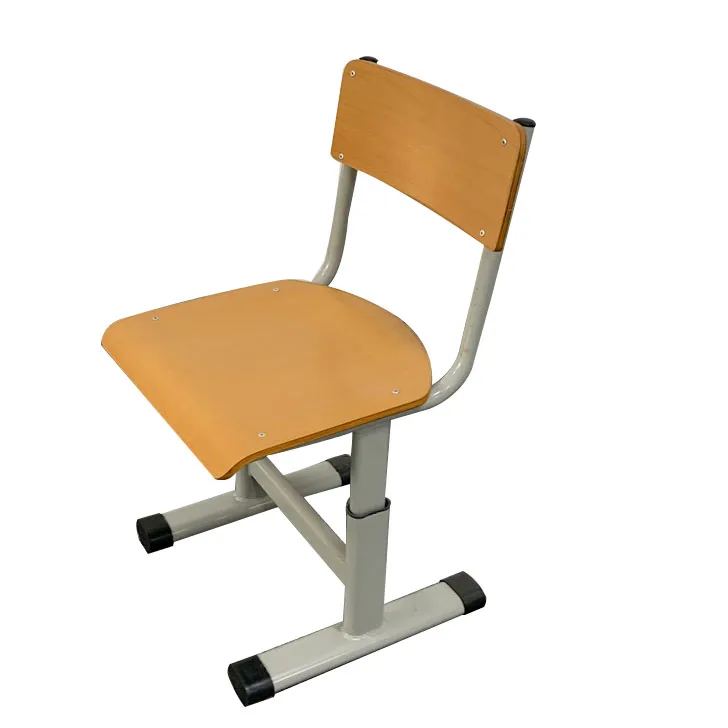 
New Design Stable Durable MDF Panel School Classroom Furniture Study Chair for Adult Student Kids Commercial Furniture Metal 