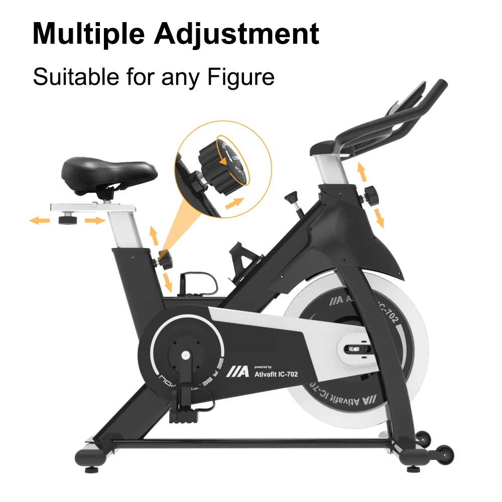  spinning bike indoor Cycling 35 lbs Flywheel Belt Drive Workout Bicycle Training spin Fitness Exercise