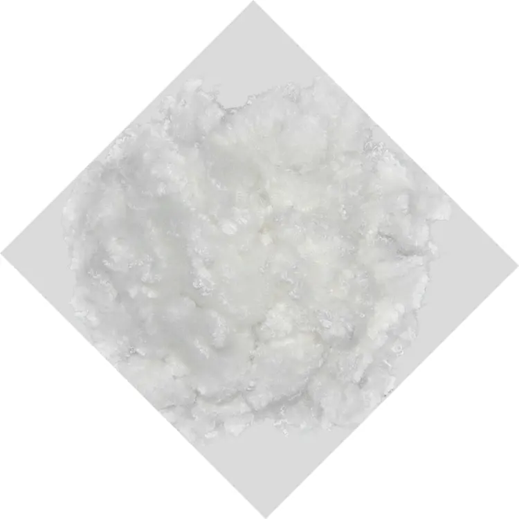 Wholesale Manufacture Siliconized Polyester Fiber Cotton Recycled Polyester Staple Fiber Stuffings