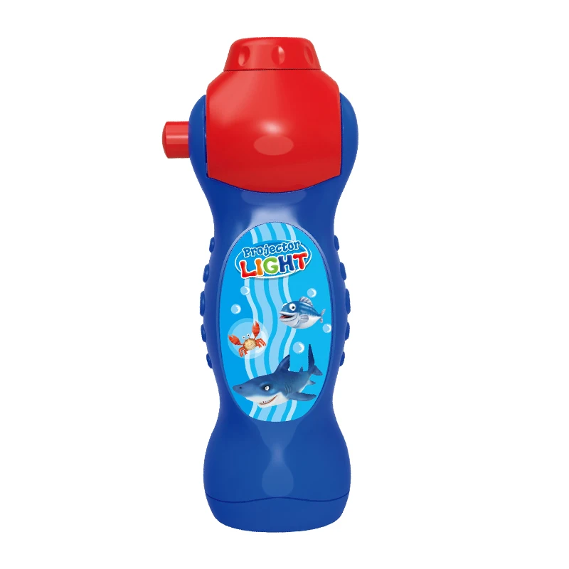 
Projection flashlight toy education LED cartoon animation projection lamp 90 rotating children projector luminous toys 