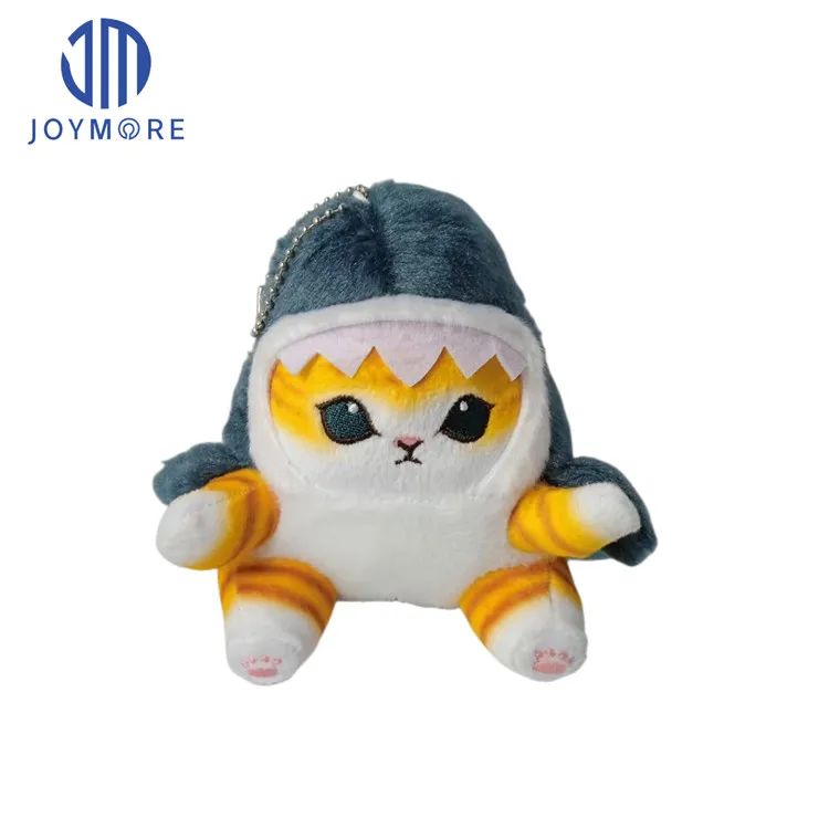 JM Kawaii Акула кошка плюшевая игрушка мягкая кукла сумка плюшевый брелок
