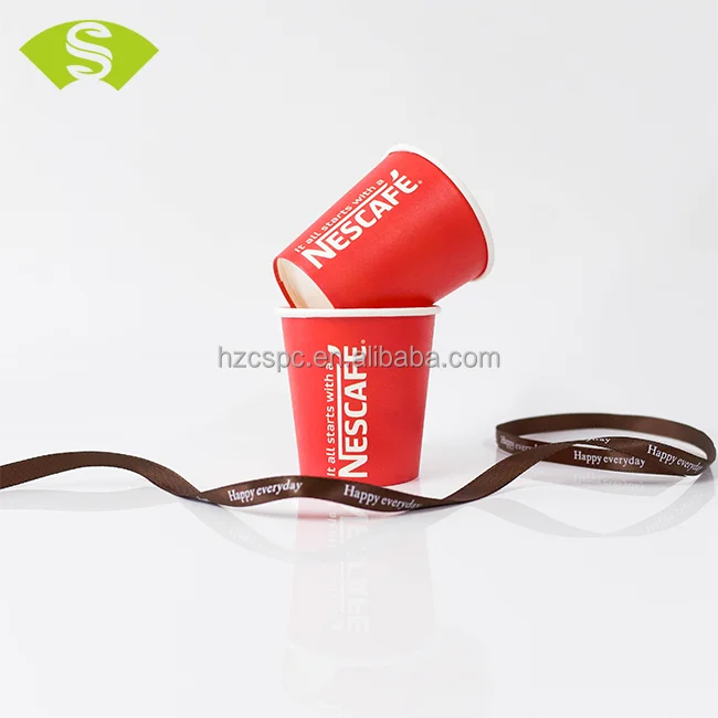 
ECO Friendly nice printing disposable 7oz coffee paper cups 