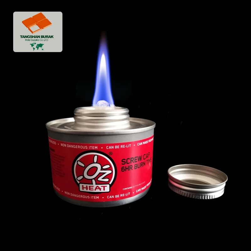 Liquid wick food warmer chafing dish fuel