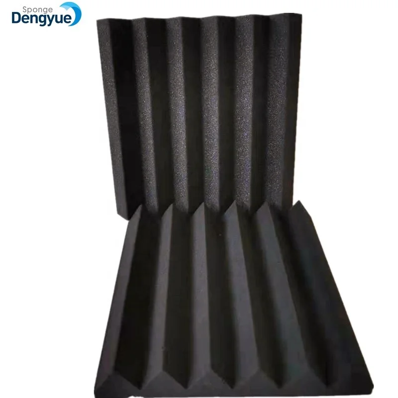 Wedge Shape Acoustic Foam   Piano room  acoustic soundproof sponge