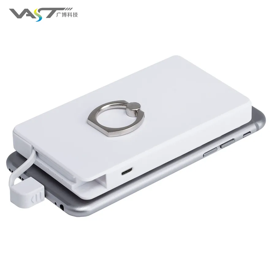 2019 Высокое качество оптовая продажа многоцелевой тонкий 4000 мАч Power Bank с 3 в 1 кабель для iPhone Android и Тип C!