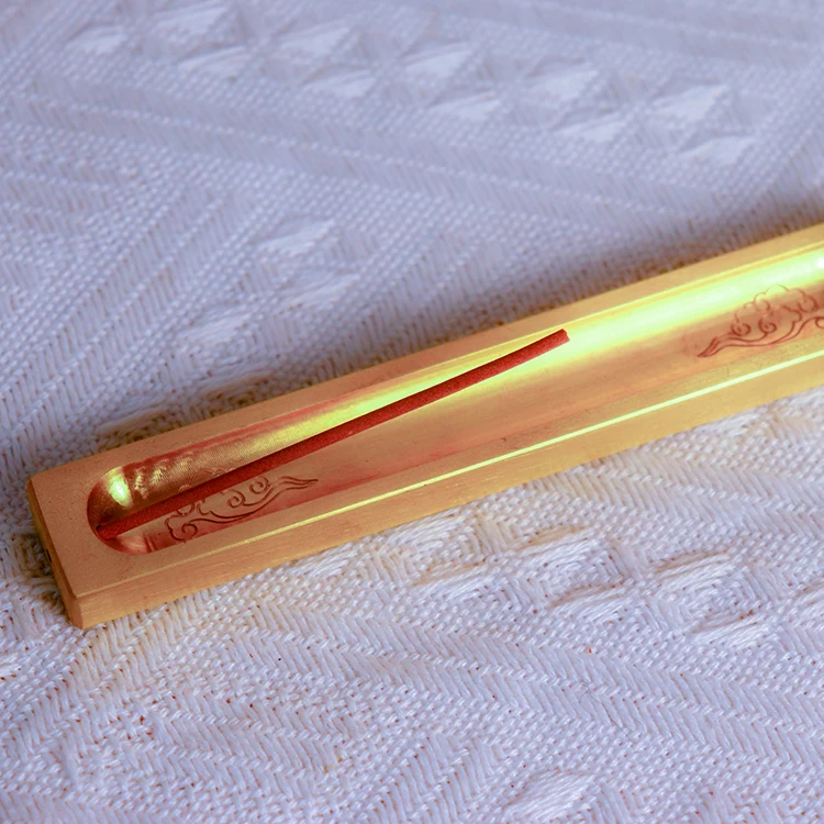 Custom Colorful brass Incense Burner Incense Stick Holder with Incense Stick